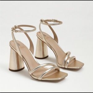 sam edelman gold heels